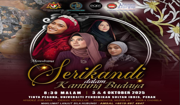 Monodrama ‘Serikandi dalam kantung budaya’ hidupkan legasi wanita Perak